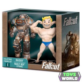   Fallout Set E Raider & Vault Boy (Strong) 2 db-os Mini figura csomag 7 cm