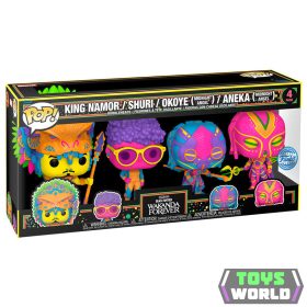   Marvel POP! Movies Vinyl Figura 4-Pack Black Panther Wakanda Forever
