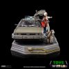 Bttf1 delorean szobor dlx 1/10 full set