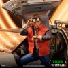Bttf1 delorean szobor dlx 1/10 full set