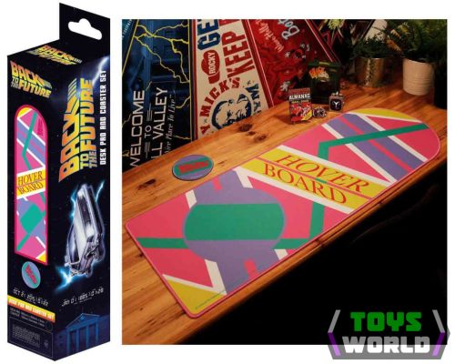 Back to the Future Hoverboard asztali alátét és poháralátét csomag Limitált kiadás