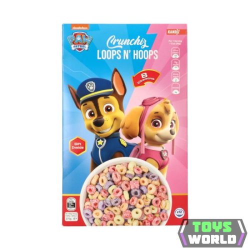 Paw Patrol Reggeliző gabona válogatás meglepetéssel - Loops N' Hoops 375g