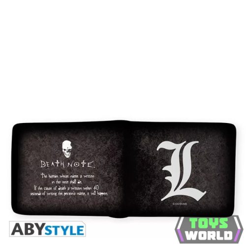 Death Note mintás pénztárca L symbol Vinyl
