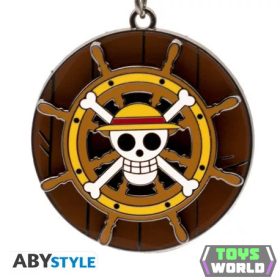 One Piece Mozgó kulcstartó Thousand Sunny's Helm