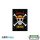 One Piece hűtőmágnes Strawhat Skull