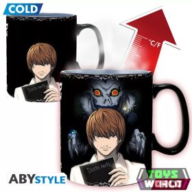 Death Note hőre változó bögre 460 ml Kira & L