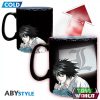 Death Note hőre változó bögre 460 ml Kira & L