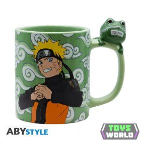 Naruto Shippuden 3D fogantyús bögre Naruto and Gama-chan