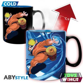 Naruto hőre változó bögre 460 ml- & Sasuke