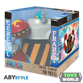 One Piece 3D bögre Iron Pirate Franky shogun
