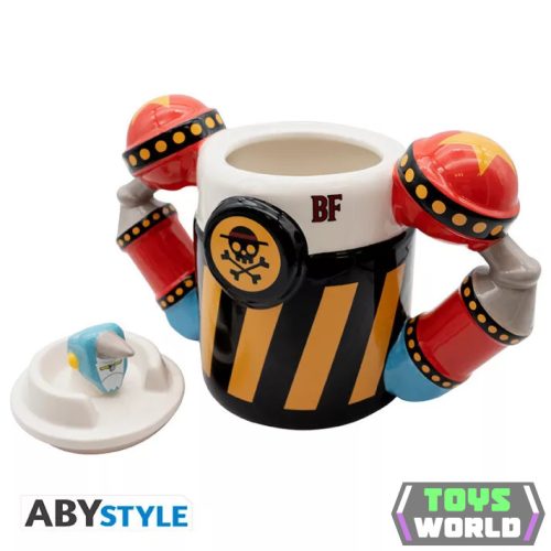 One Piece 3D bögre Iron Pirate Franky shogun