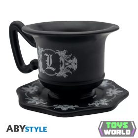 Death Note 3D bögre with Saucer L's pohara