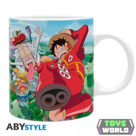 One Piece bögre 320 ml Luffy & Vegapunk