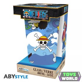 One Piece nagy pohár 400ml Skulls boksz