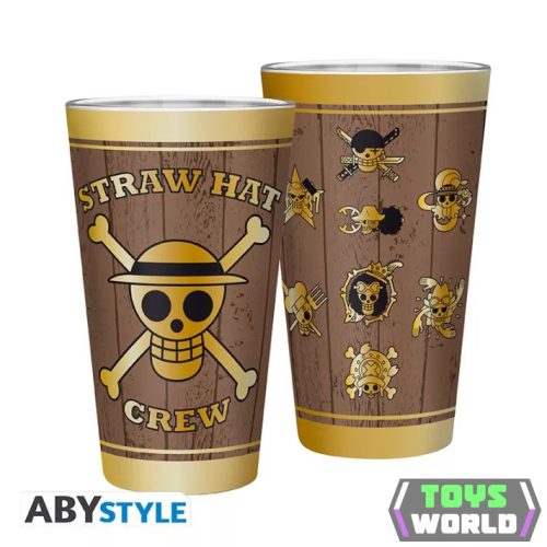 One Piece nagy pohár 400ml Skulls Matt