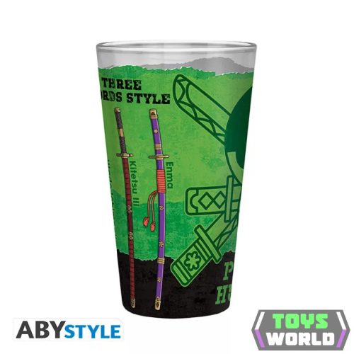 One Piece nagy pohár400ml Zoro