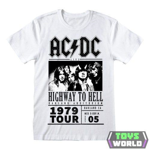 AC/DC Póló Highway To Hell 1979 Tour White