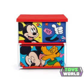   Disney Mickey, Pluto játéktároló állvány 3 rekeszes 53x30x60 cm