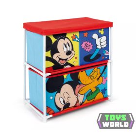   Disney Mickey, Pluto játéktároló állvány 3 rekeszes 53x30x60 cm