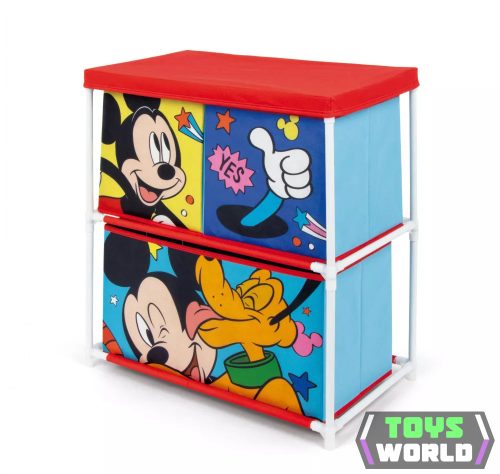 Disney Mickey, Pluto játéktároló állvány 3 rekeszes 53x30x60 cm