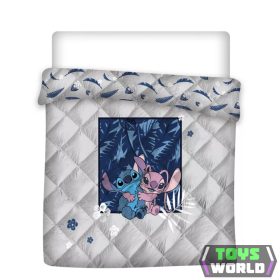   Disney Lilo és Stitch, A csillagkutya steppelt ágytakaró, paplan 240x220cm