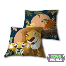   Disney Az Oroszlánkirály Hakuna Matata párna, díszpárna 40x40 cm Velúr