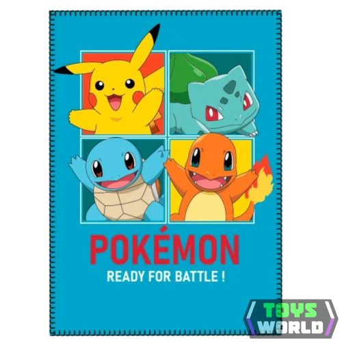 Pokémon Blue polár takaró 100x140 cm
