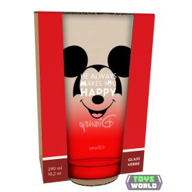 Mickey egér 6db prémium üveg pohár - 290ml