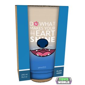 Stitch prémium 6db üveg pohár - 290ml