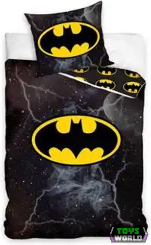 BATMAN villám Ágyneműgarnitúra 100% pamut 140x200 + 65x65