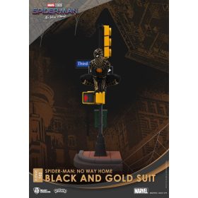   Spider-Man: No Way Home D-Stage Spider-Man Black and Gold Suit PVC Dioráma szobor 25 cm14
