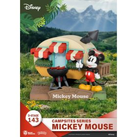   Disney D-Stage Campsite Series Mickey Mouse PVC Diorama szobor figura 10 cm
