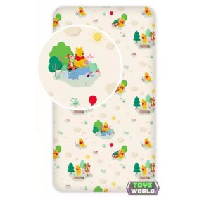 Disney Micimackó Play gumis lepedő 90x200 cm