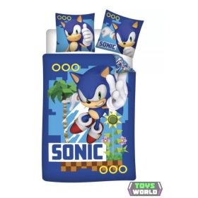   Sonic, a sündisznó Coin Chase ágyneműhuzat 140×200cm, 70×90 cm