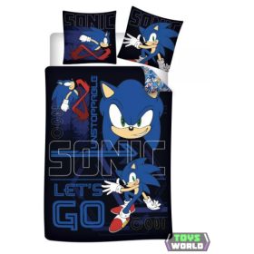   Sonic, a sündisznó Unstoppable ágyneműhuzat 140×200cm, 70×90 cm