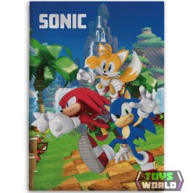 Sonic a sündisznó Speedy Dreams polár takaró 100x140cm