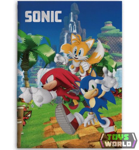 Sonic a sündisznó Speedy Dreams polár takaró 100x140cm