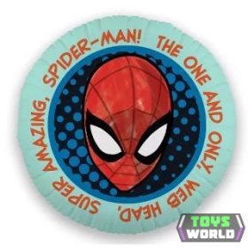 Pókember Web Head formapárna, díszpárna 35x35 cm Velúr
