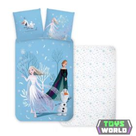   Disney Jégvarázs Snowing Day ágyneműhuzat 140×200cm, 70×90 cm