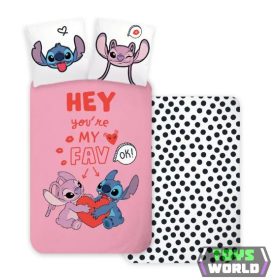   Disney Lilo és Stitch, A csillagkutya Hey ágyneműhuzat 140×200cm, 70×90 cm Cikkszám:  BRM017177