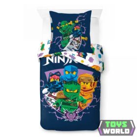   Lego Ninjago Training gyerek, ovis ágyneműhuzat 100×135 cm, 40×60 cm