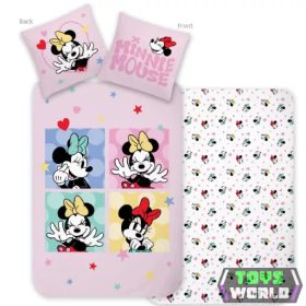   Disney Minnie Sweet Moments gyerek, ovis ágyneműhuzat 100×135 cm, 40×60 cm