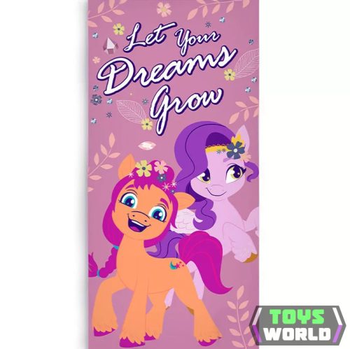 Én kicsi pónim Dreams Grow fürdőlepedő, strand törölköző 70x140cm