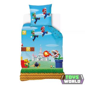 Super Mario Level ágyneműhuzat 140×200cm, 70×90 cm