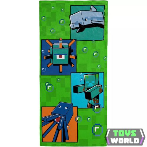 Minecraft Ocean Depths fürdőlepedő, strand törölköző 70x140cm
