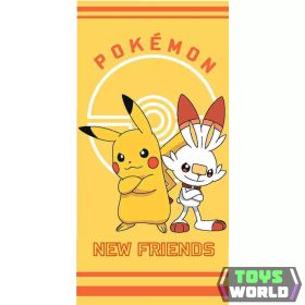   Pokémon New Friends fürdőlepedő, strand törölköző 70x140cm