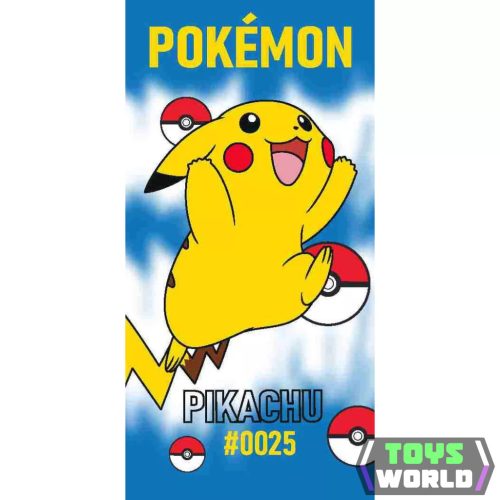 Pokémon 0025 fürdőlepedő, strand törölköző 70x140cm
