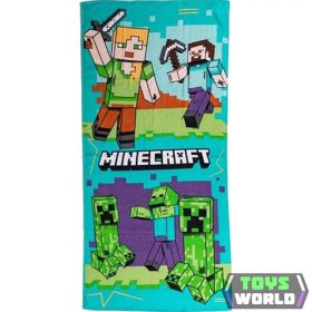   Minecraft Battle fürdőlepedő, strand törölköző 70x140cm