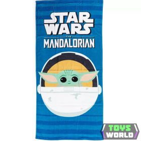  Star Wars Baby Yoda fürdőlepedő, strand törölköző 70x140cm