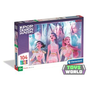   K-pop Démonvadászok Shining Stars 104 db-os Super puzzle Clementoni